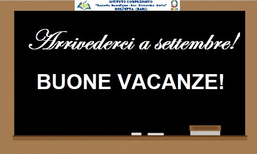 Lavagna: Buone vacanze