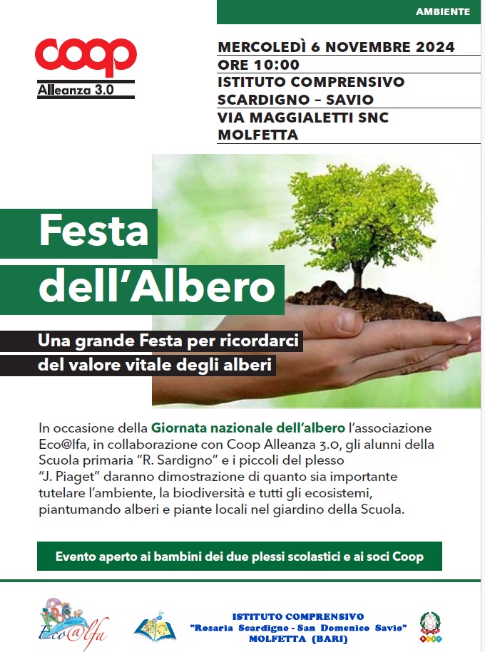 Locandina Festa dell'Albero Scardigno