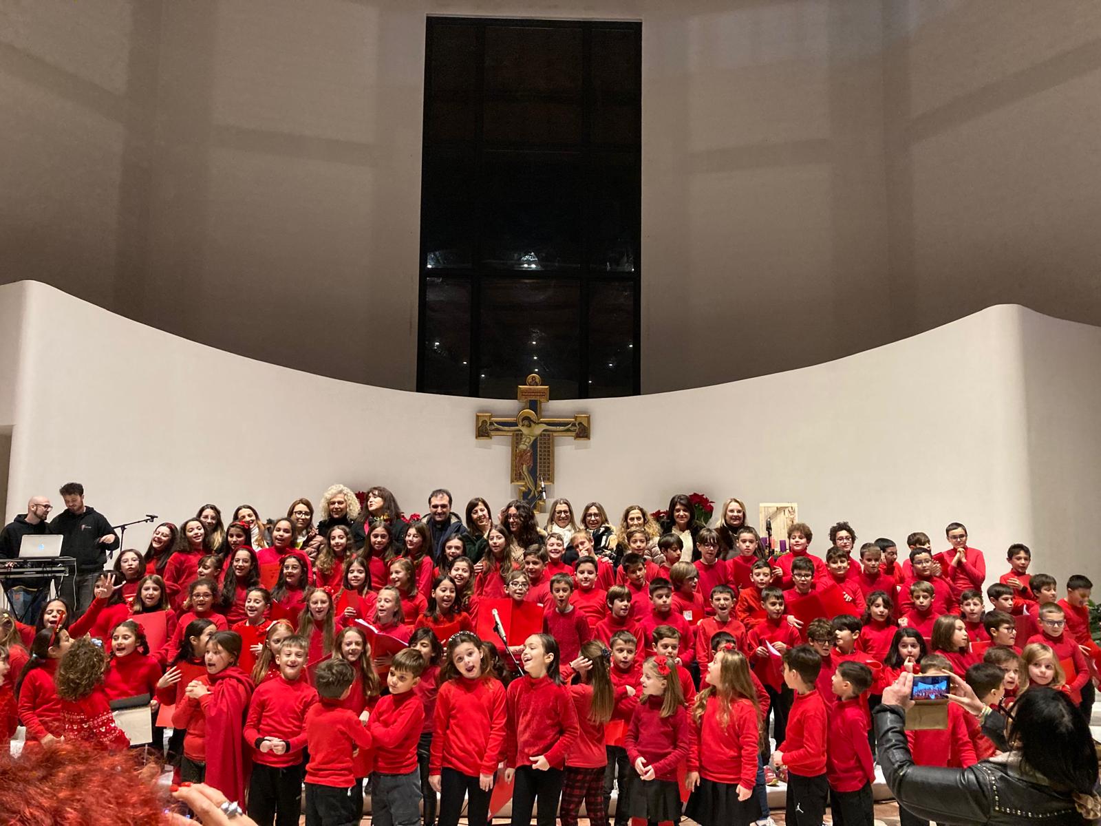 Coro natalizio alunni classi quarte