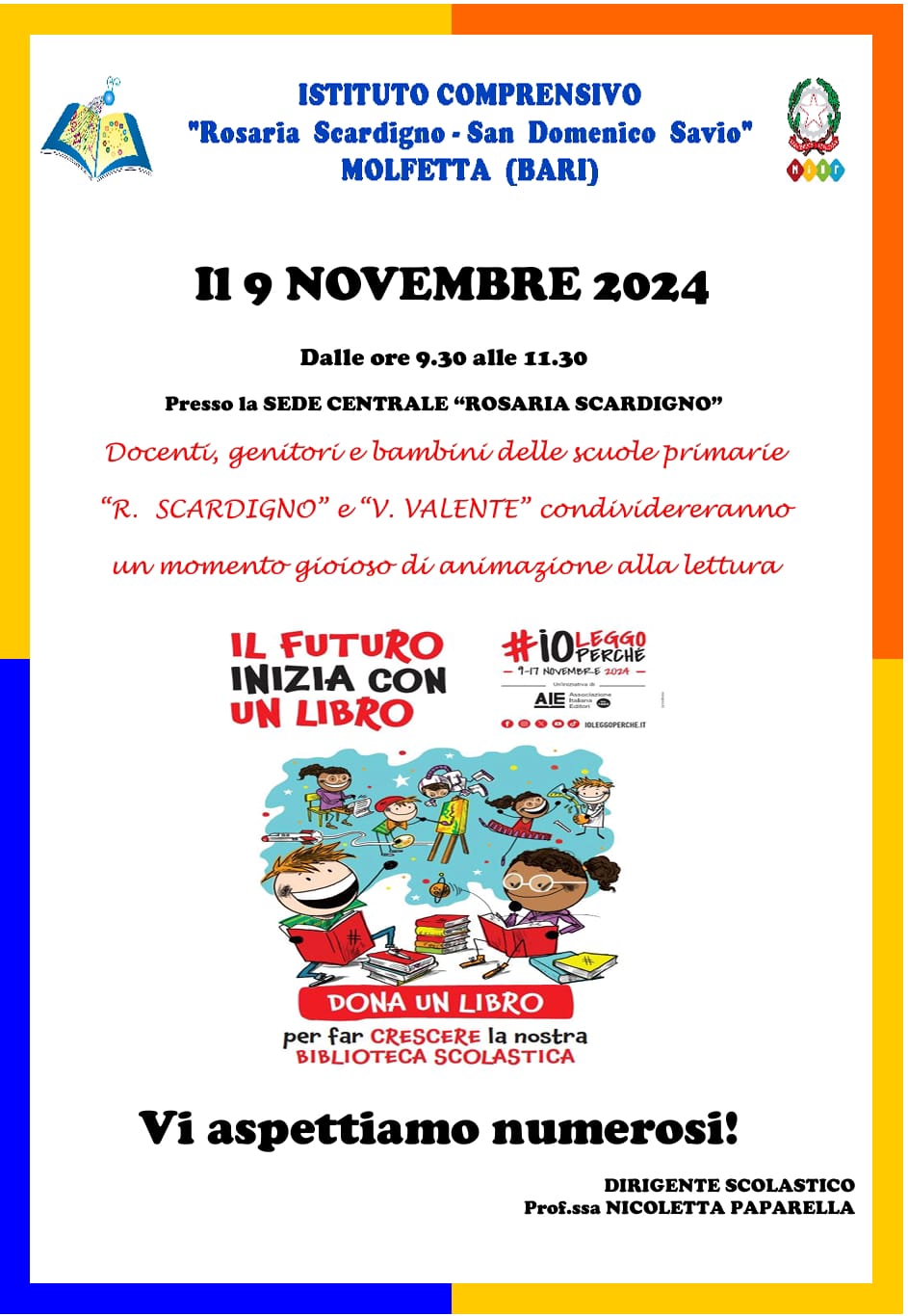 Invito Io leggo perchè 2024