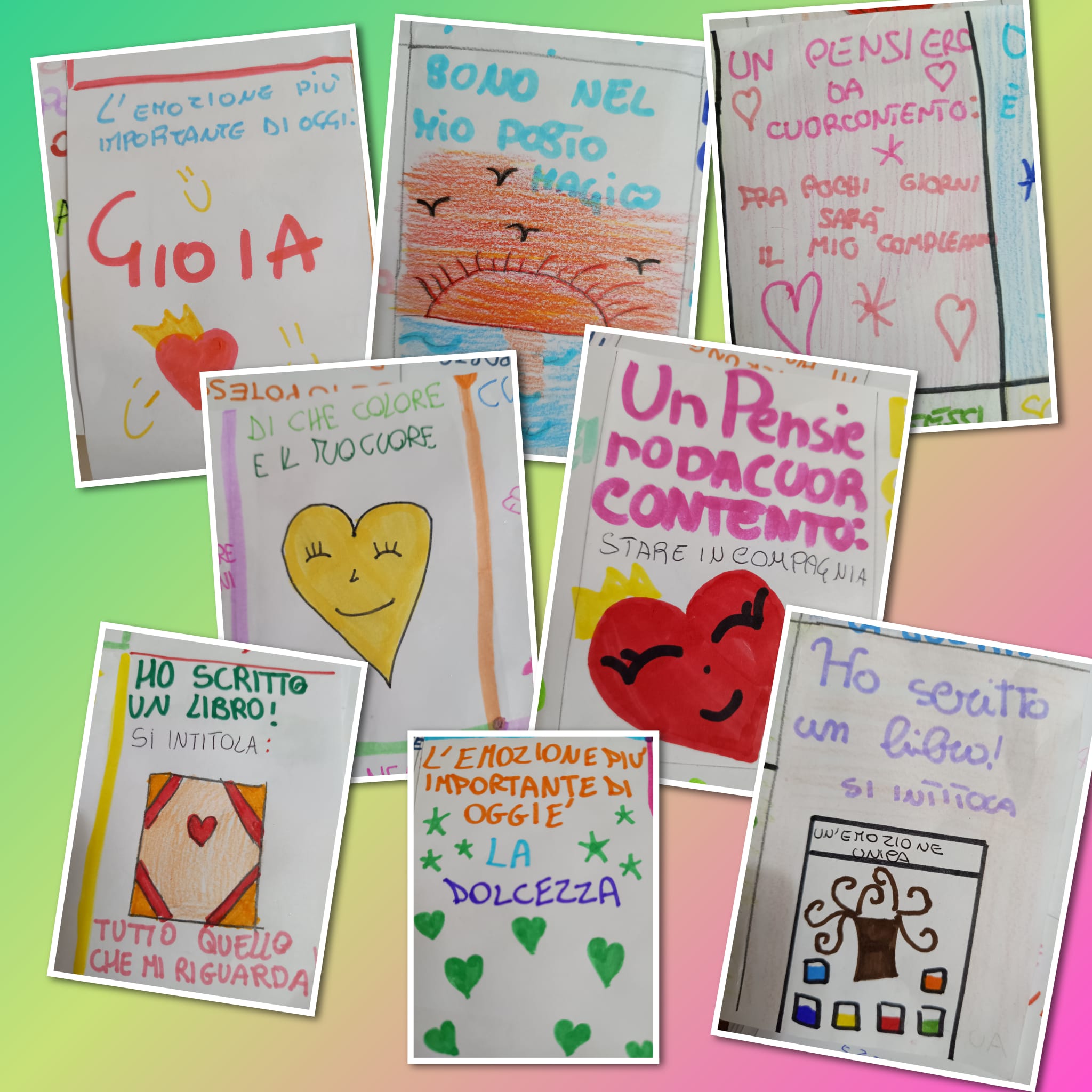 Collage Libriamoci classi quarte