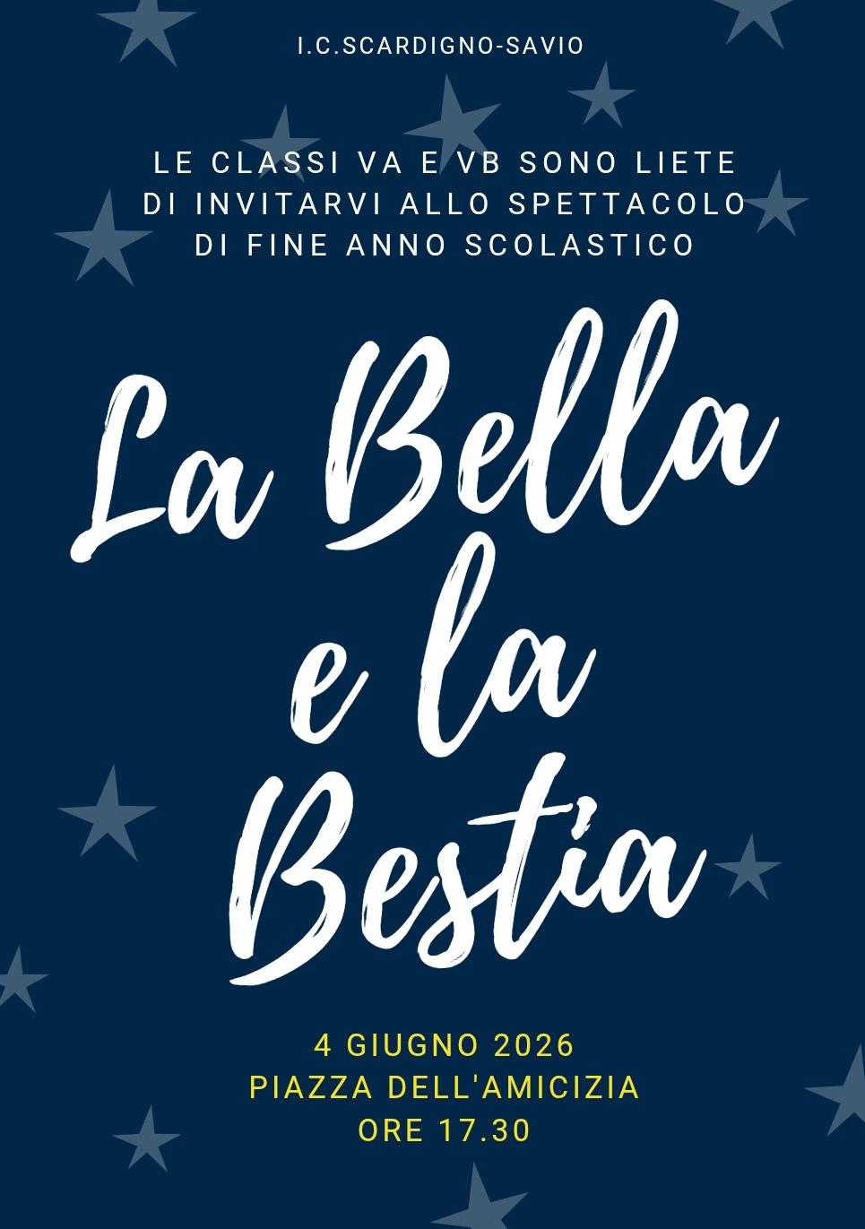 Locandina manifestazione teatrale classi V 