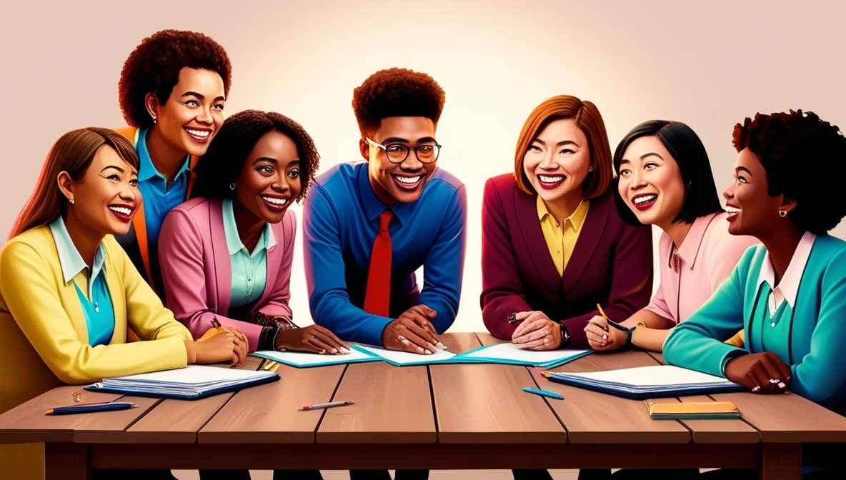 Riunione docenti scuola
